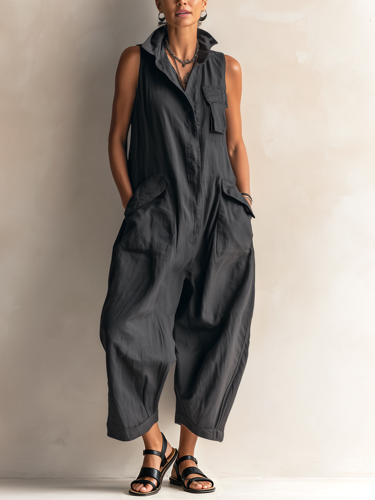 Michela | Cotton Jumpsuit