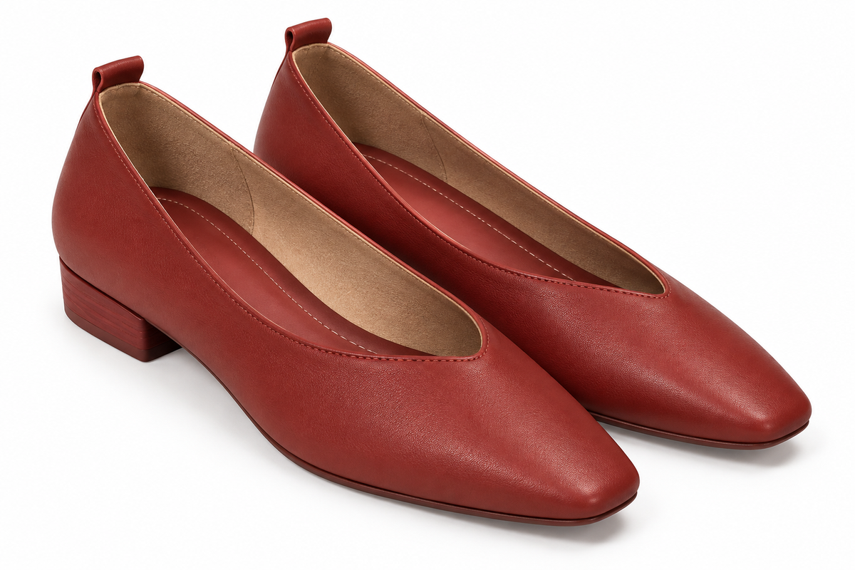 Margot | Square Toe Mary Jane Flats photo 17