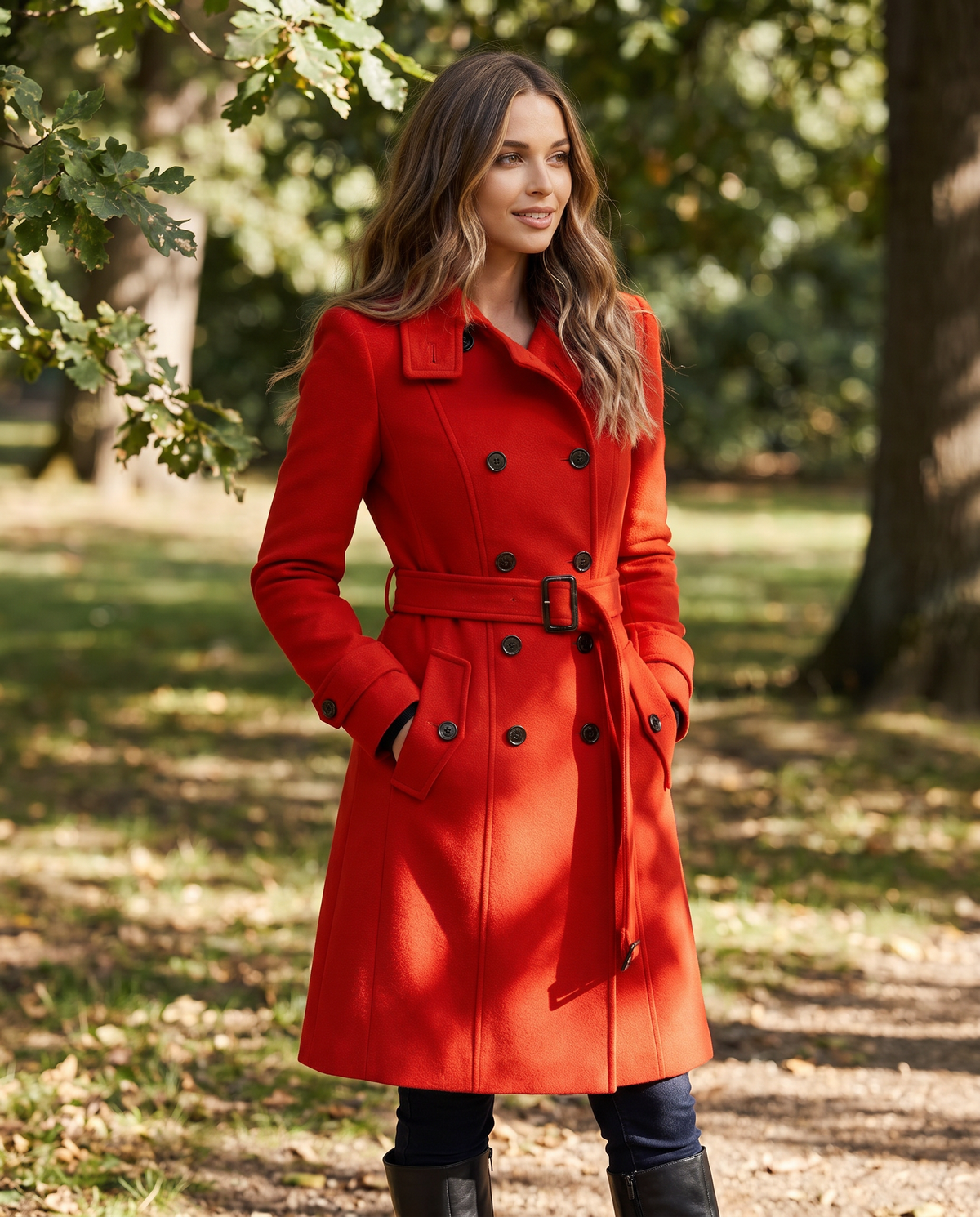 Amelia | Women's Double Breasted Wool Coat