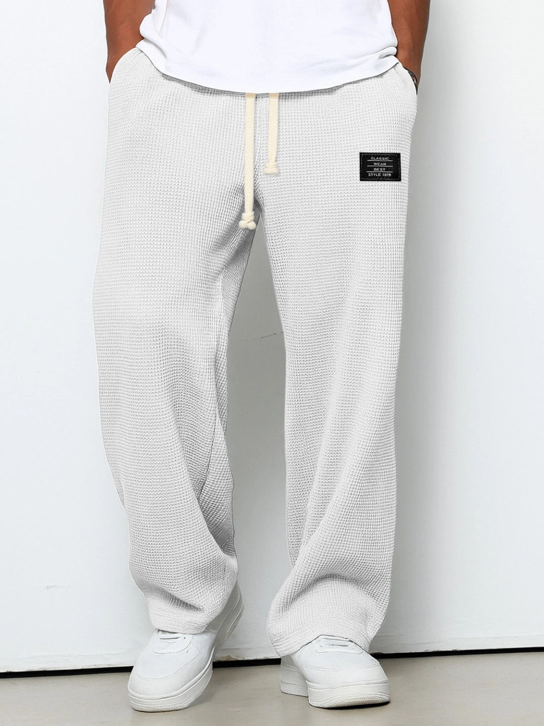 Dorian | Men's Wide Leg Drawstring Pants photo 2