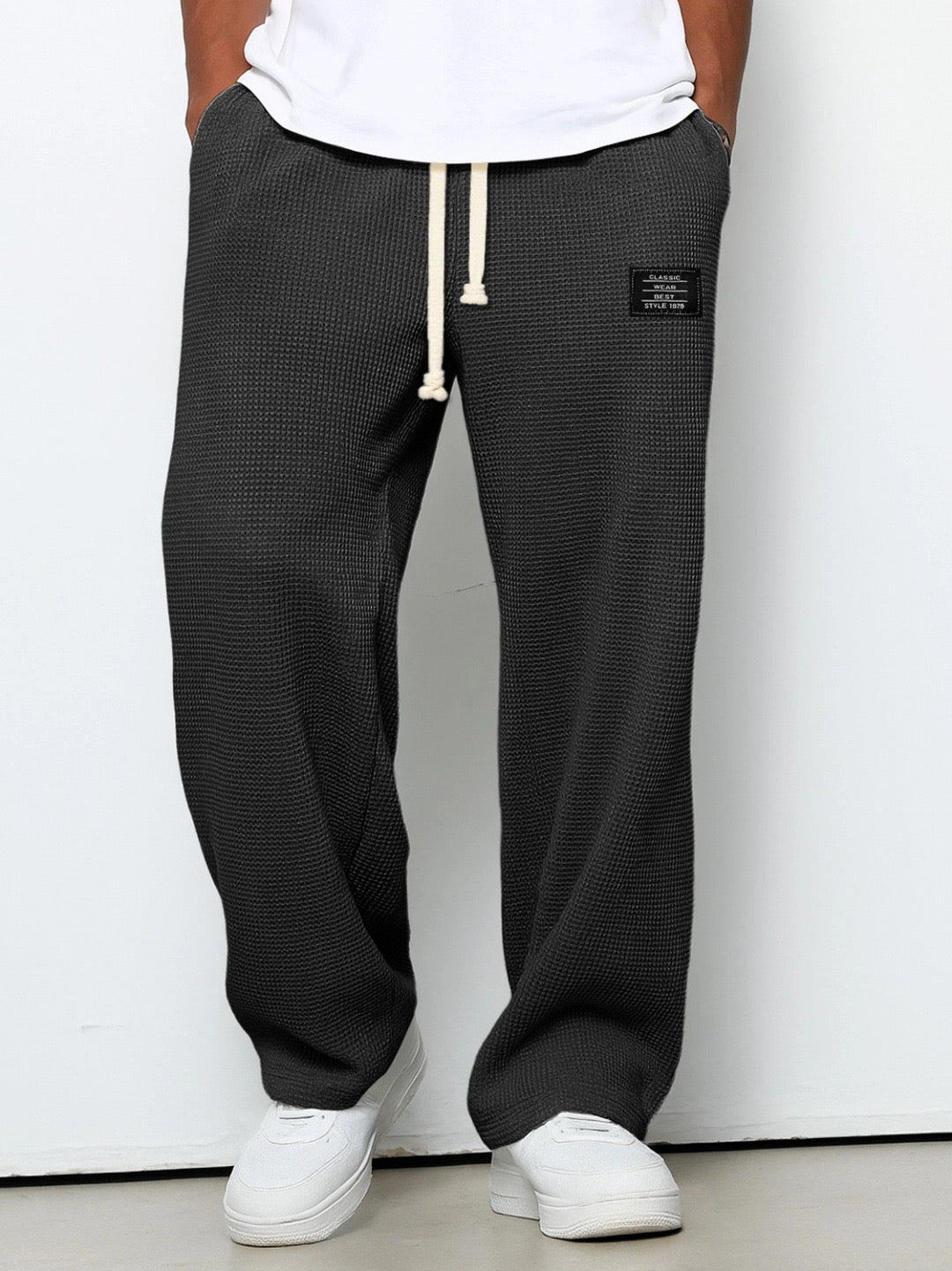 Dorian | Men's Wide Leg Drawstring Pants photo 7