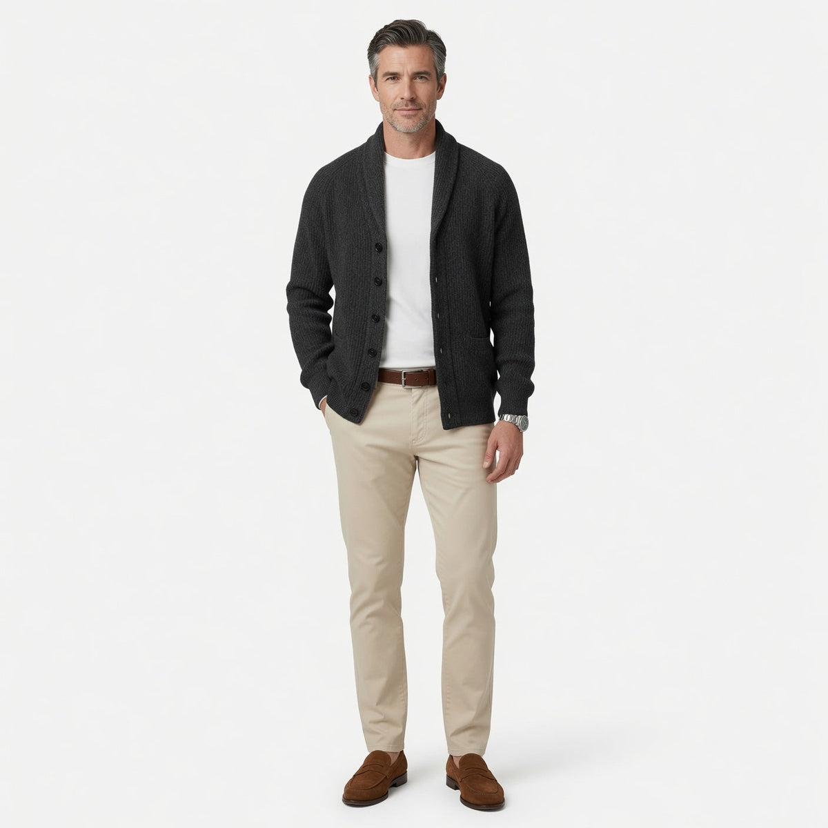 Jerald | Lapel Collar Cardigan photo 14
