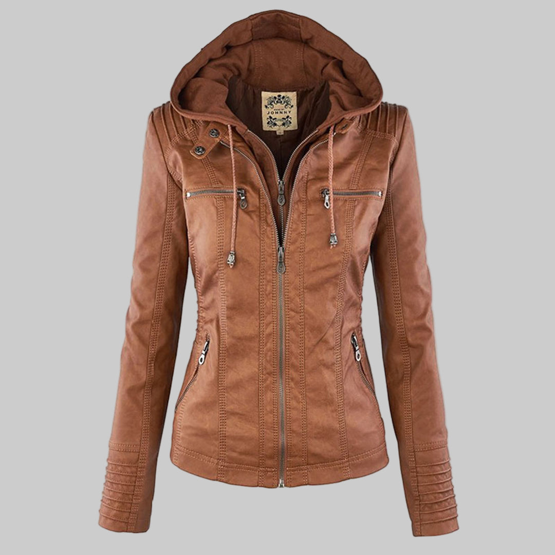 Callista | Hooded Moto Jacket photo 14