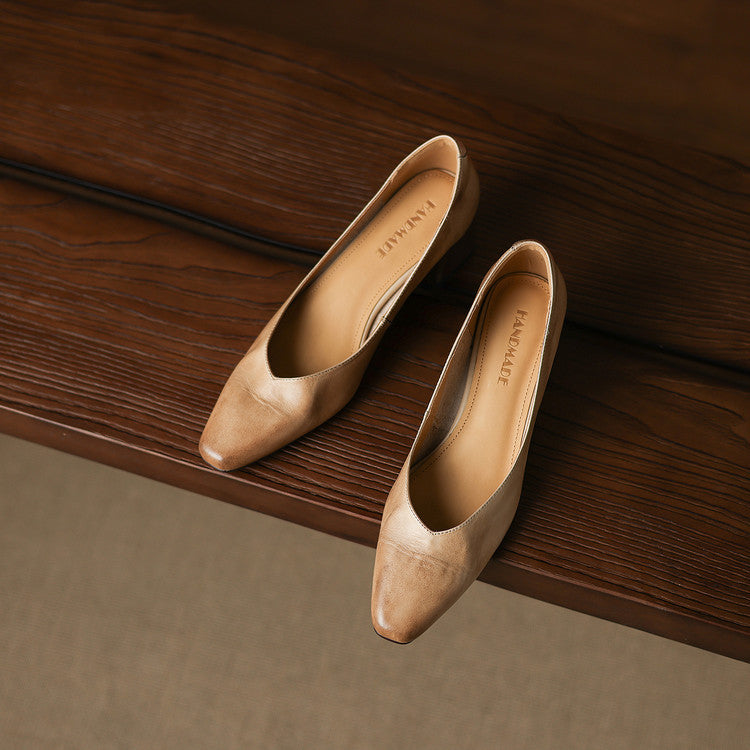 Zila | Leather Block Heels photo 10