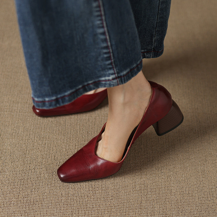 Zila | Leather Block Heels photo 18
