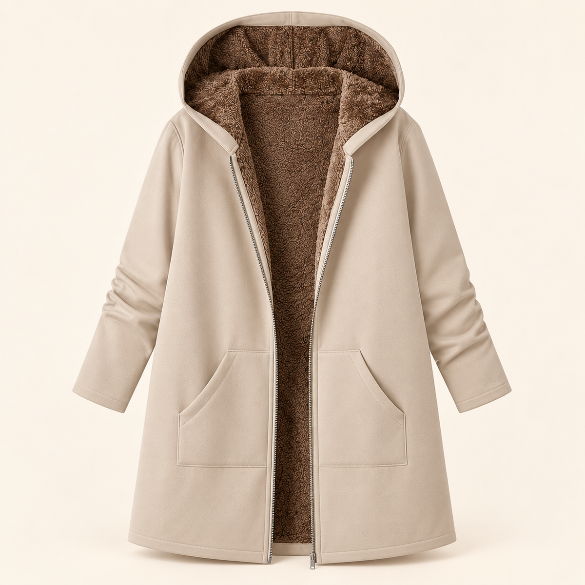 Evelyn | Sherpa Lined Hooded Coat photo 10
