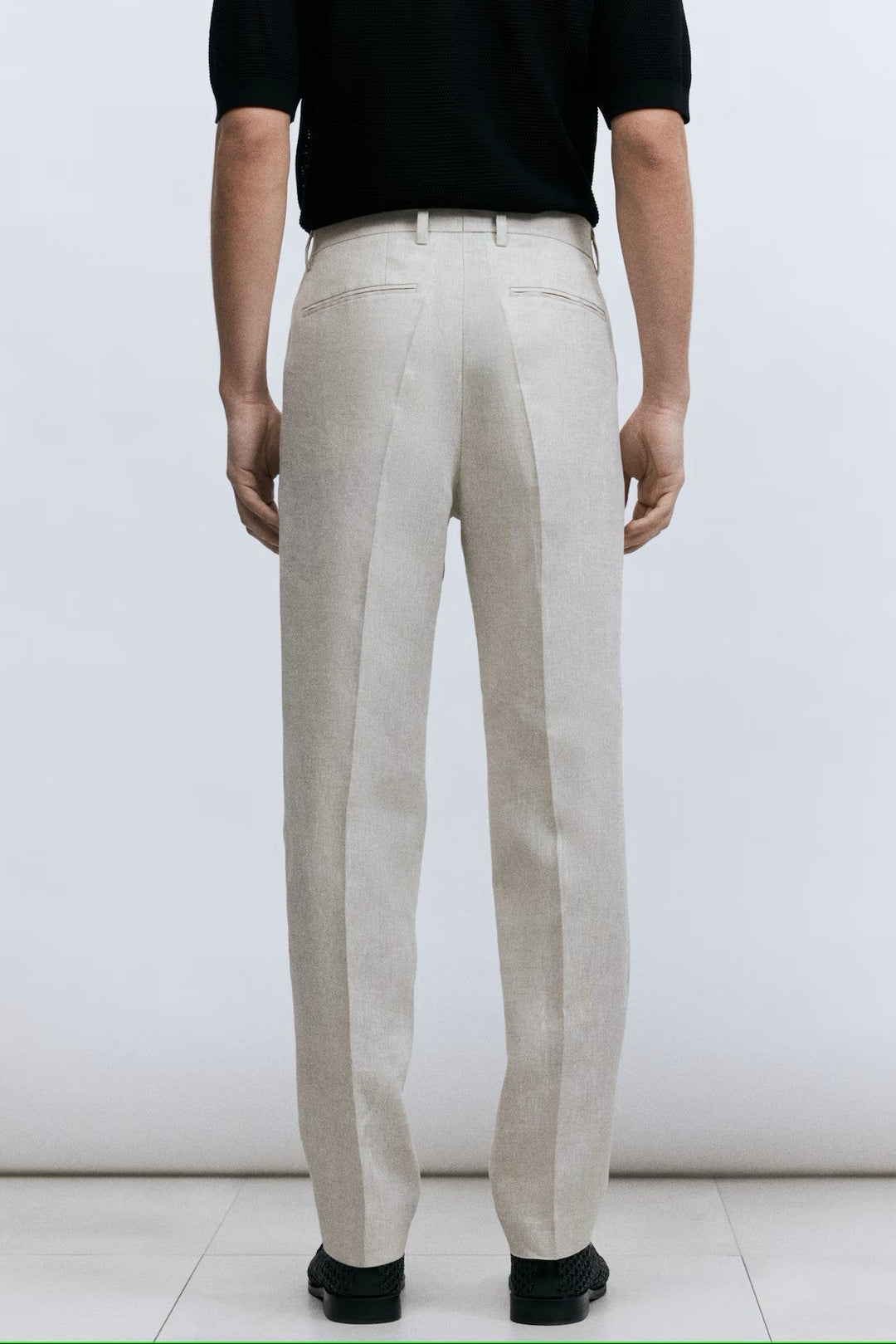 Men's Slim Fit Linen Suit Pants