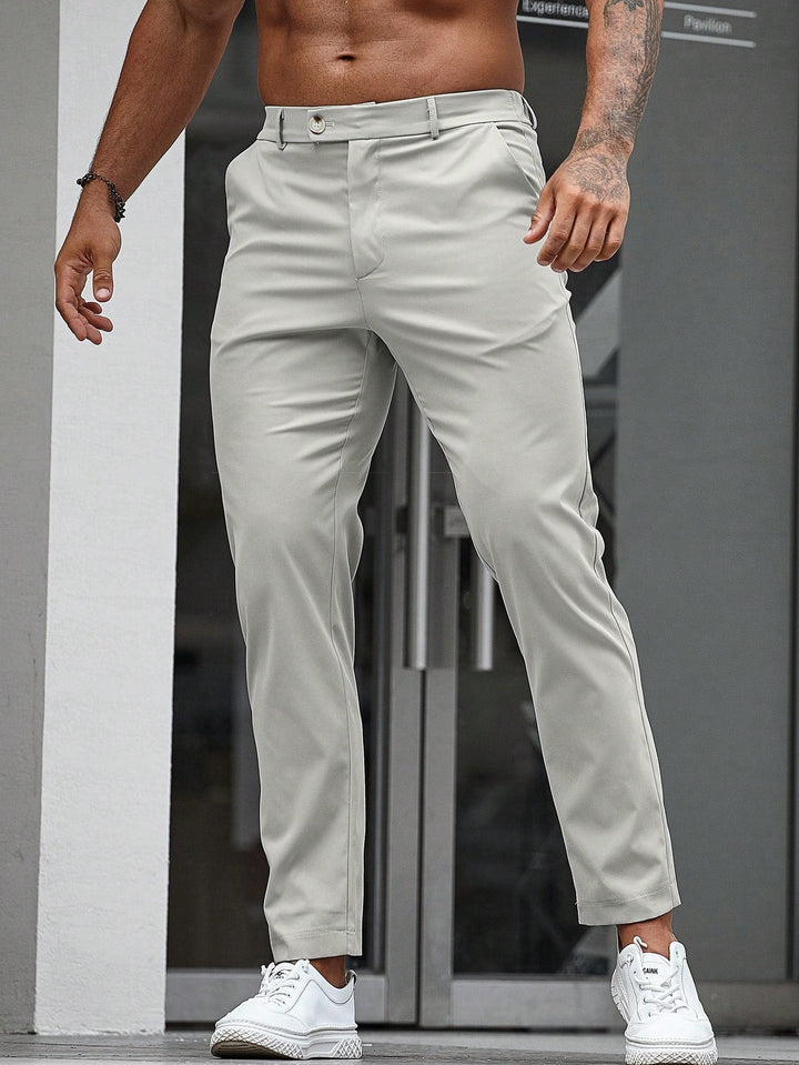 Men's Pants with Slanted Pockets