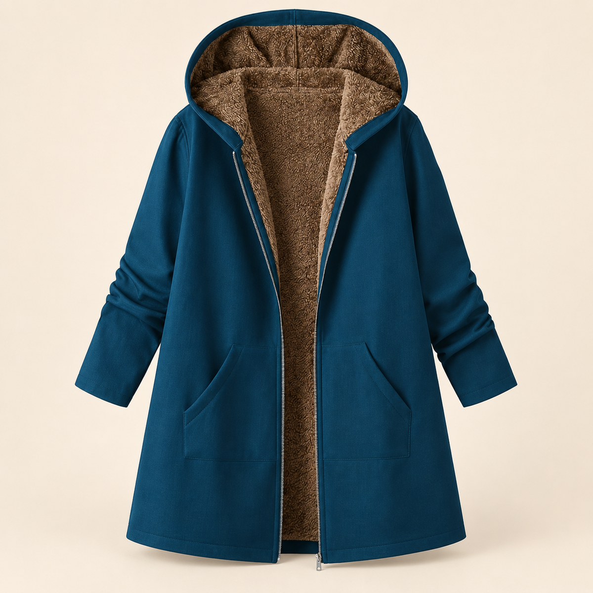 Evelyn | Sherpa Lined Hooded Coat photo 16