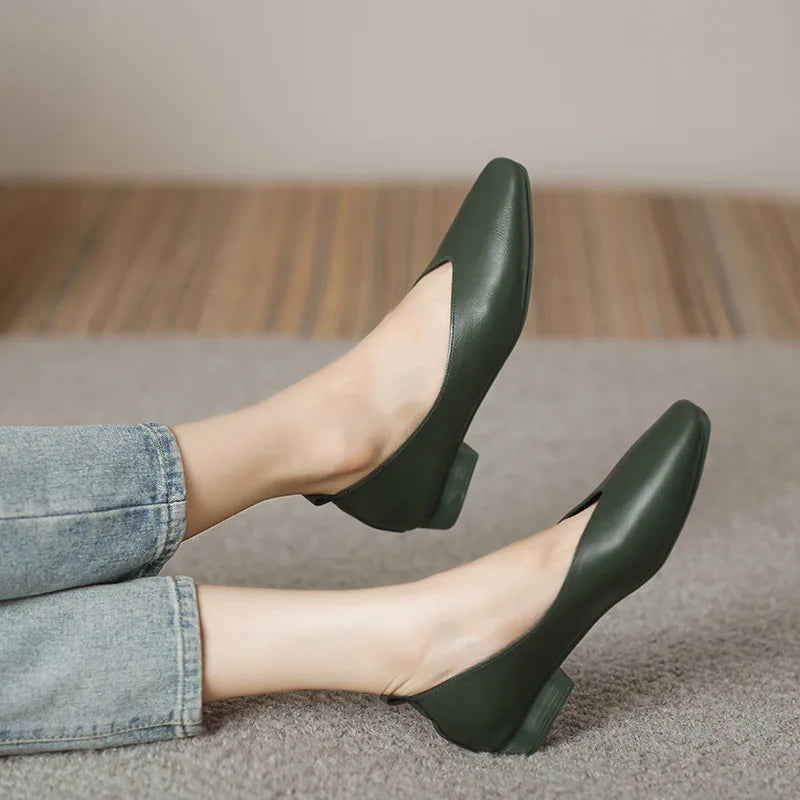 Margot | Square Toe Mary Jane Flats photo 16