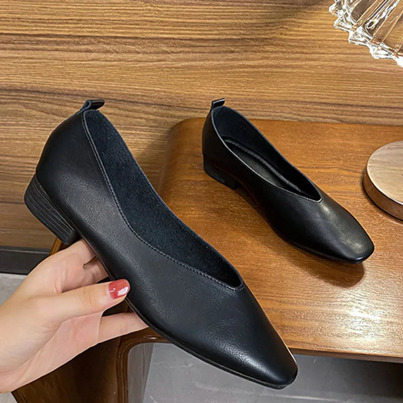 Margot | Square Toe Mary Jane Flats photo 8