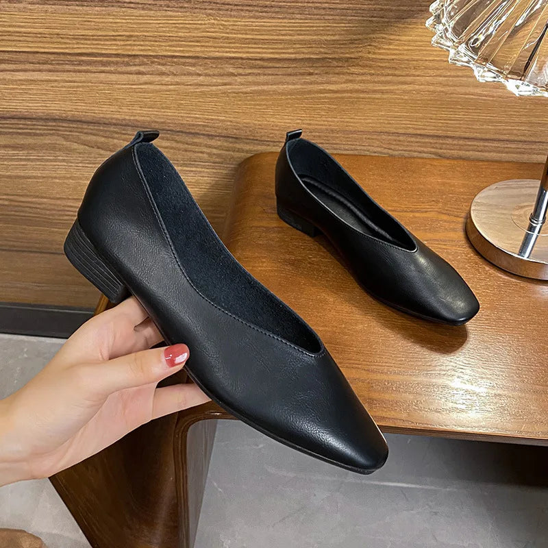 Margot | Square Toe Mary Jane Flats photo 12