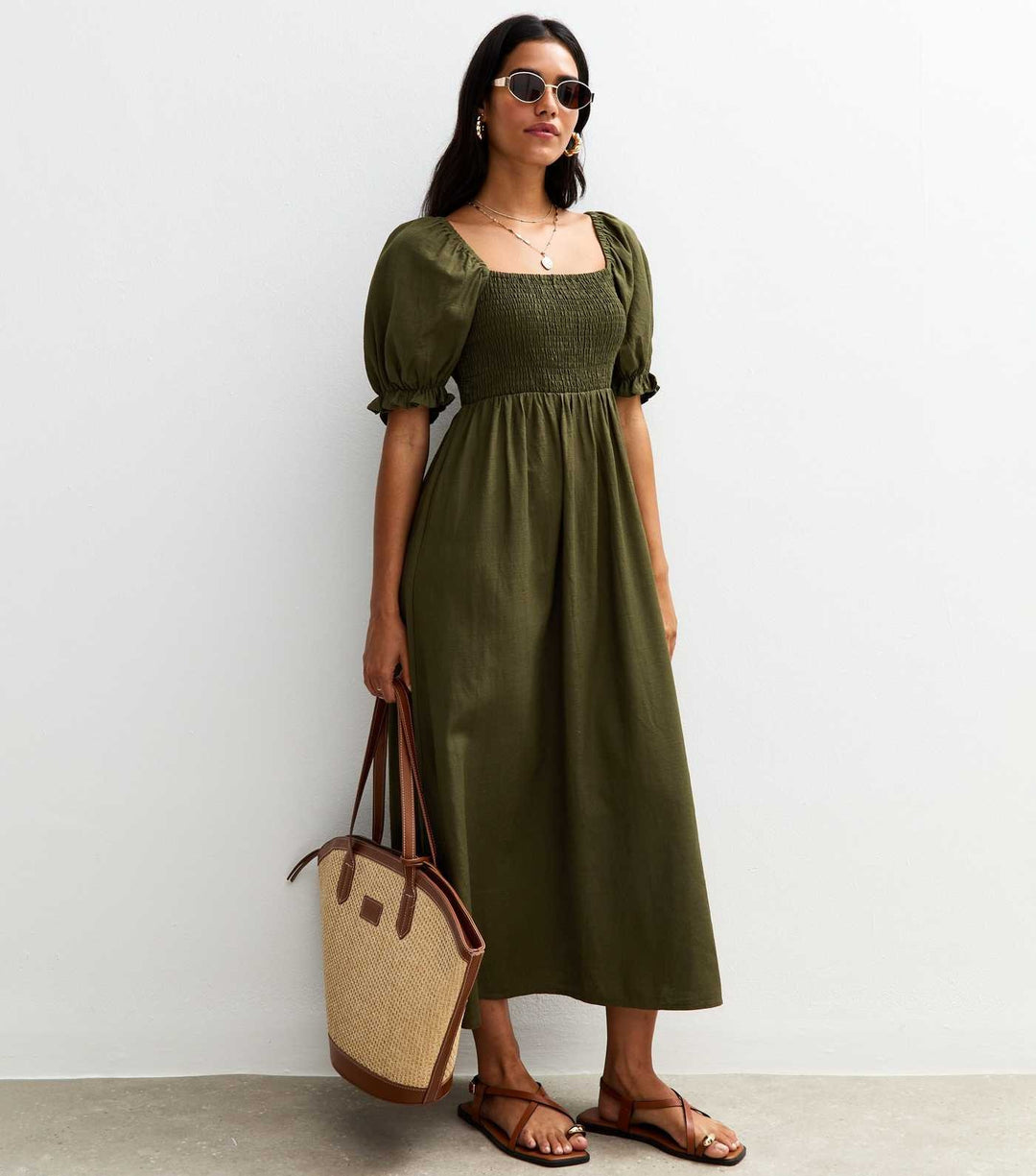 Women's Square Neck Dress