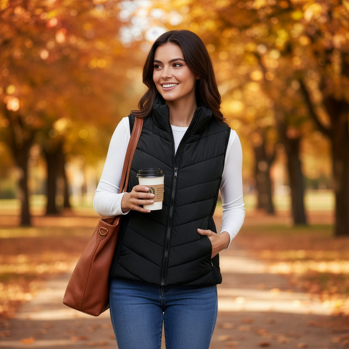Sleeveless Puffer Vest photo 20