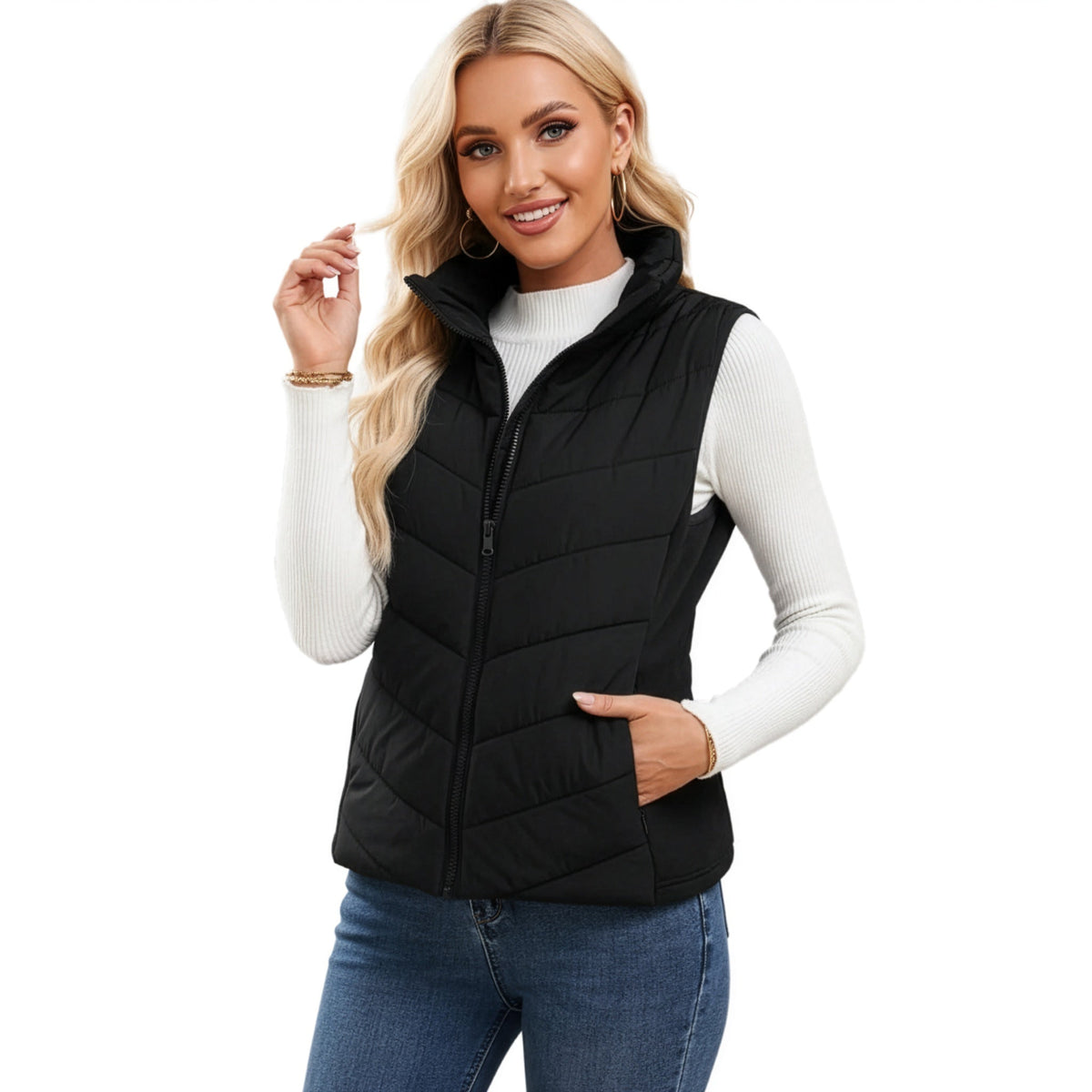 Sleeveless Puffer Vest photo 24