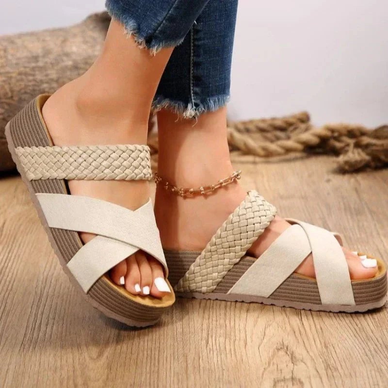 Aria Women's Sandals in Brown, photo 2