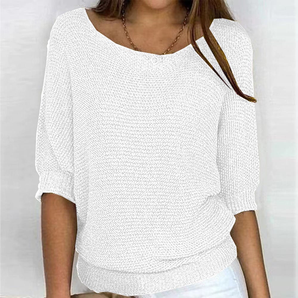 Cecily Women's Sweater in a Relaxed Fit with Three-quarter Sleeves, photo 5