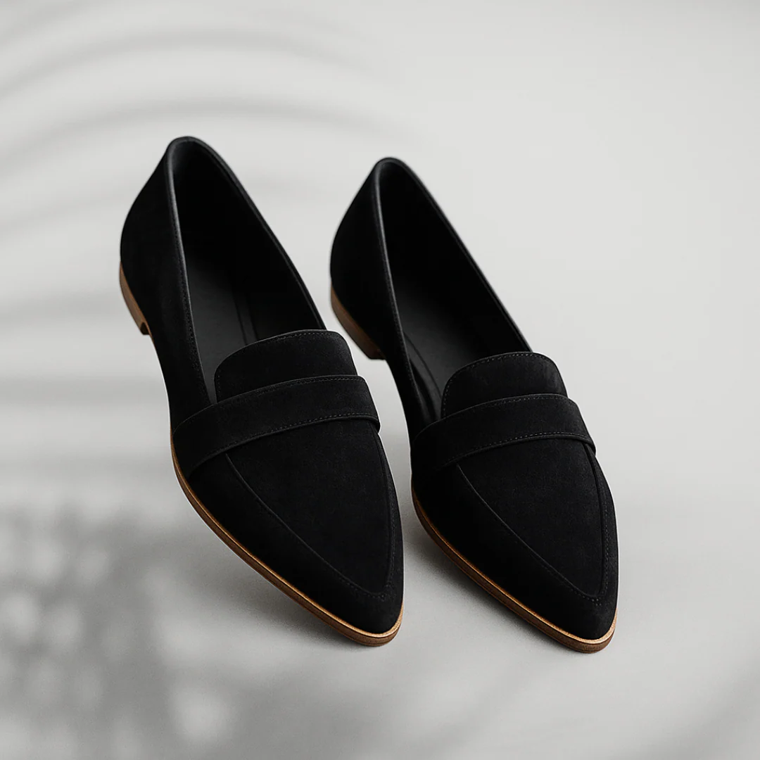 Fenella Women's Pointed Toe Loafers with Strap, photo 5