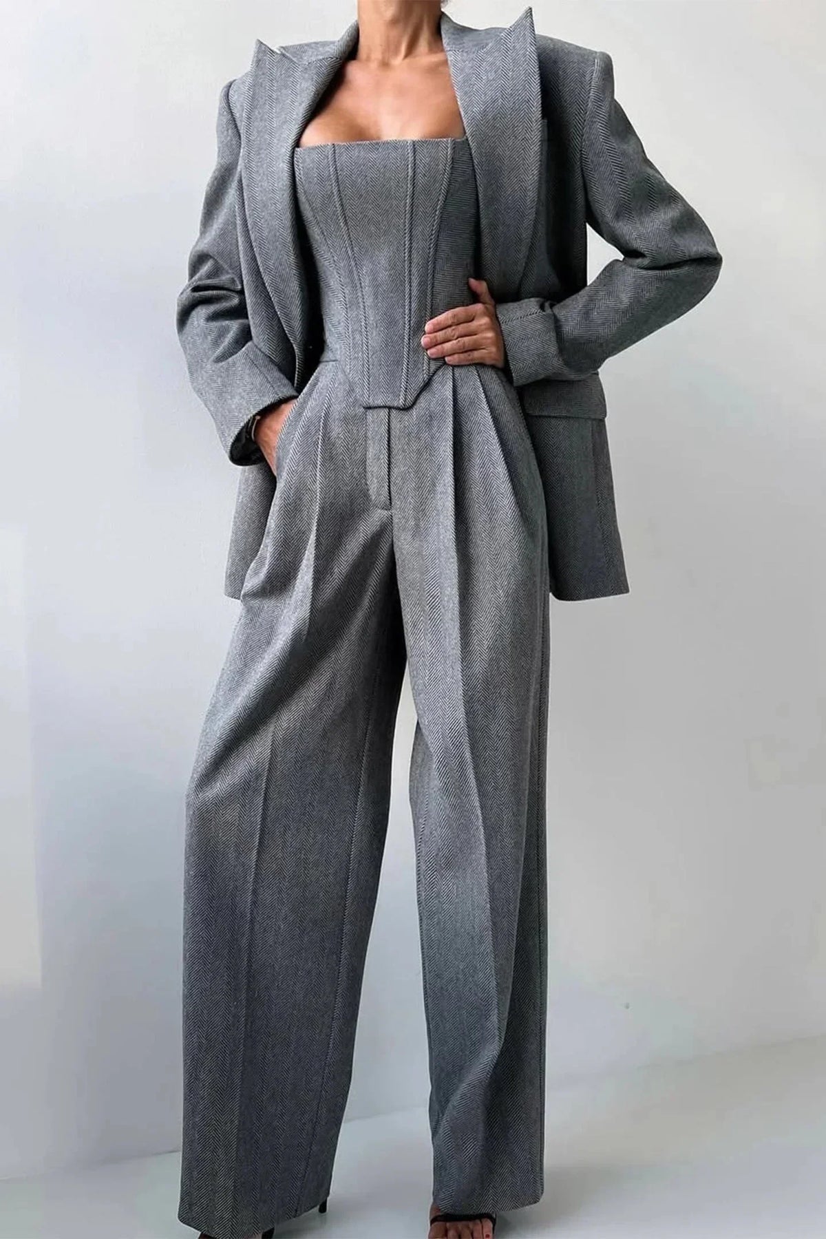 Ginette Women's Three-Piece Fitted Set, photo 2
