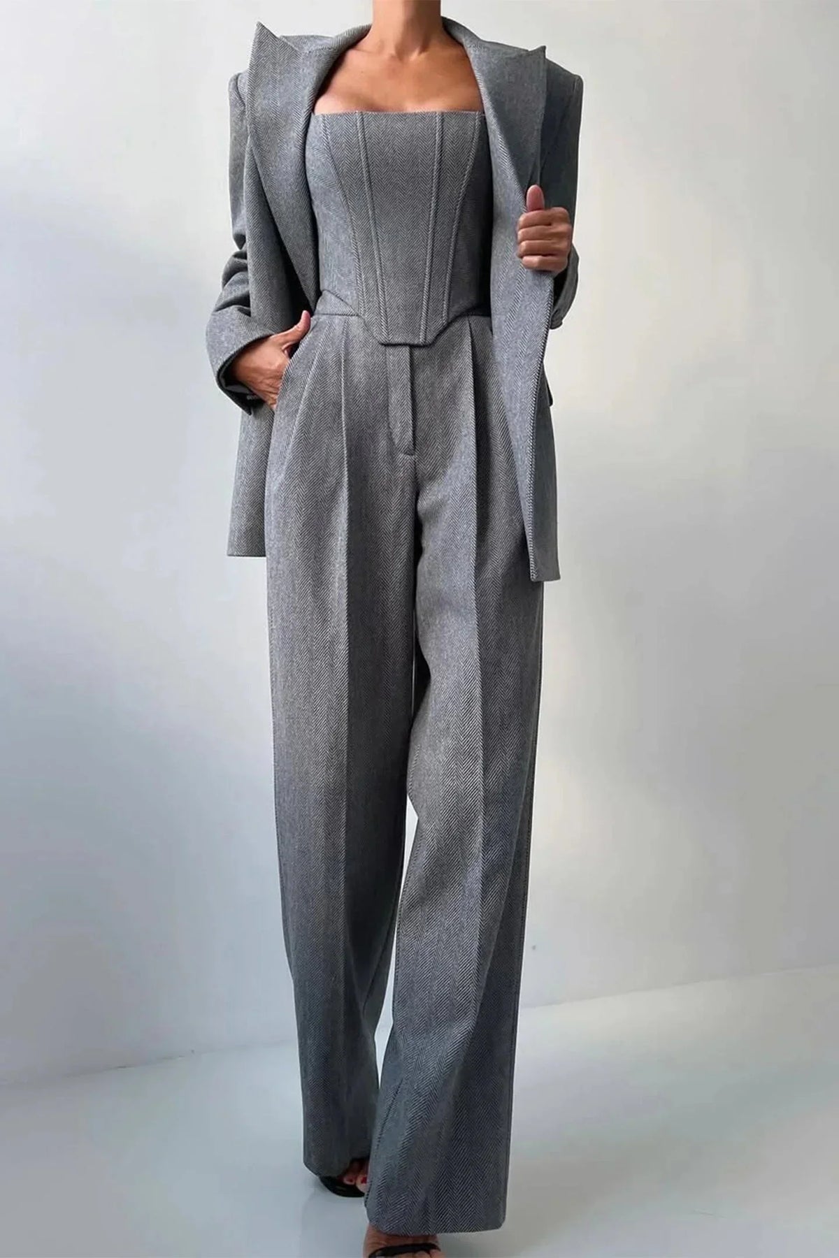 Ginette Women's Three-Piece Fitted Set, photo 6