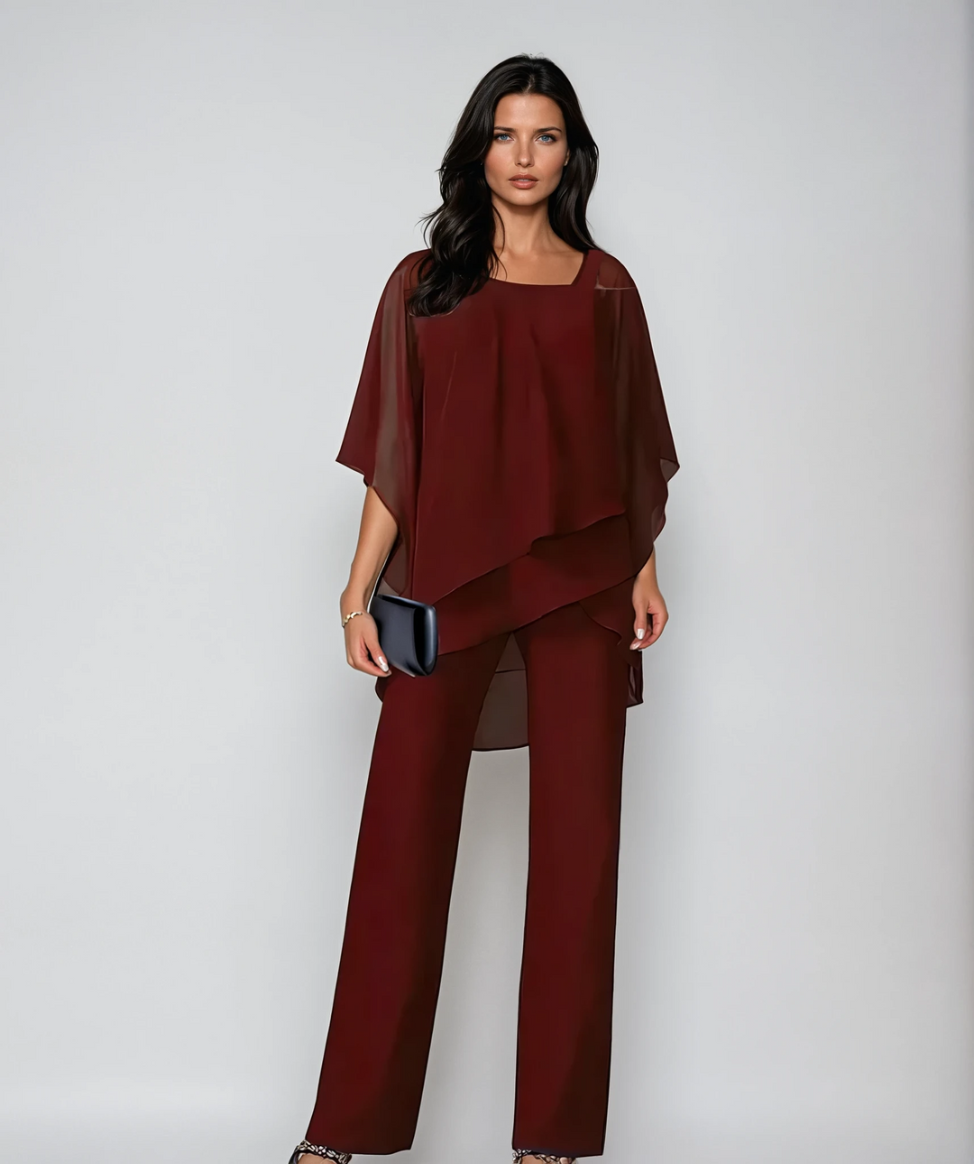 India Women's Co-ord Set with Wide Legs and an Asymmetric Cut, photo 5