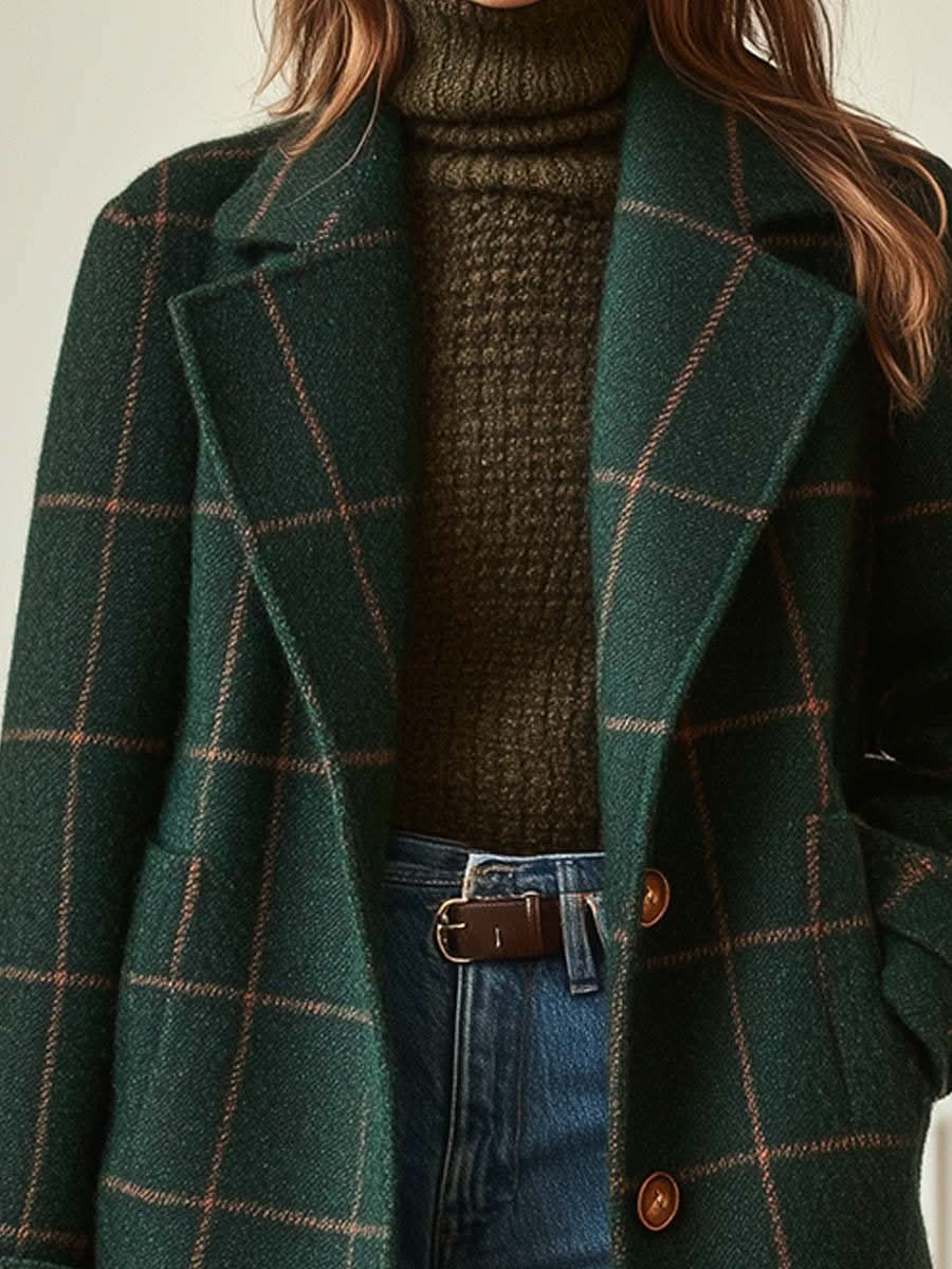 Coralie | Check Coat photo 2