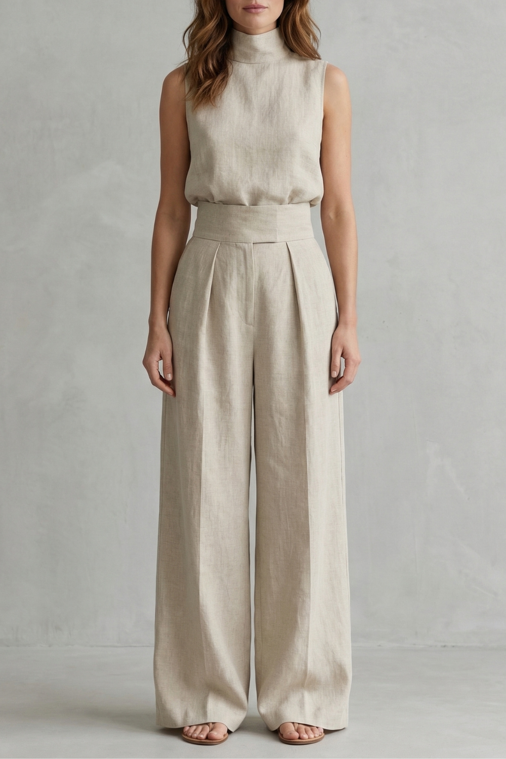 Marla Women's Two-Piece Set with Wide Leg Pants, photo 1