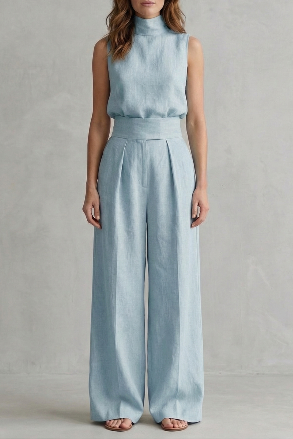 Marla Women's Two-Piece Set with Wide Leg Pants, photo 7