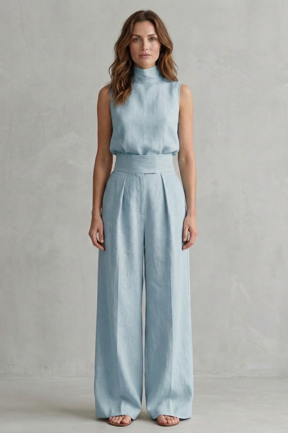 Marla Women's Two-Piece Set with Wide Leg Pants, photo 8