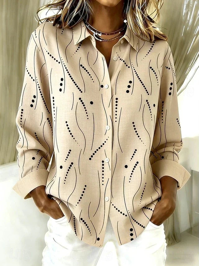 Kaylene | Artistic Print Blouse
