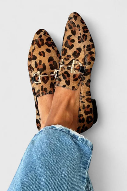 Jalessa | Leopard Print Loafers photo 2