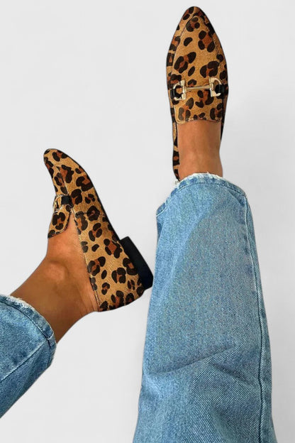 Jalessa | Leopard Print Loafers photo 3