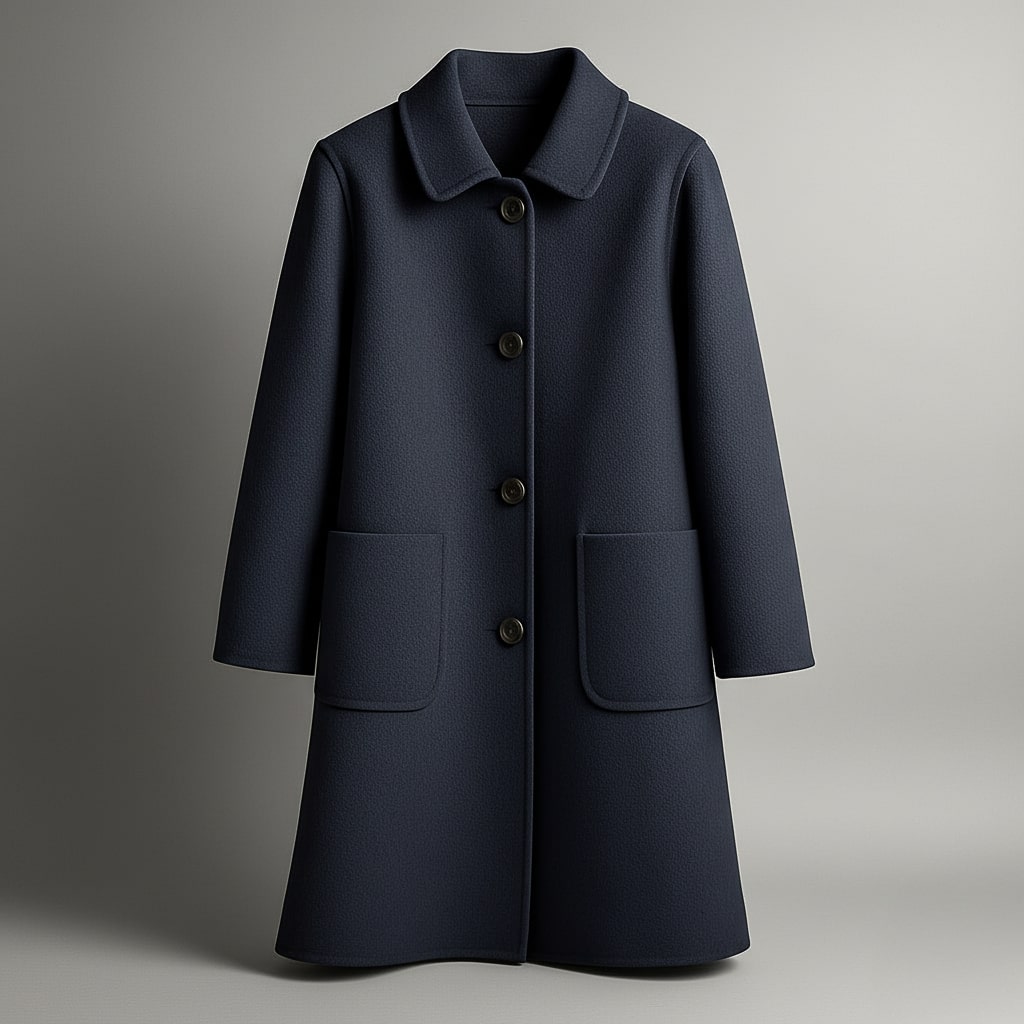 Elio | Straight Cut Wool Coat photo 5