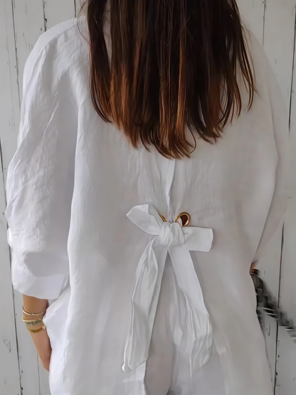 Sylvie | Linen Blend Shirt photo 9