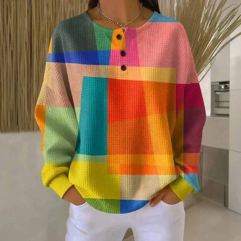 Crestine | Waffle Knit Sweater photo 2