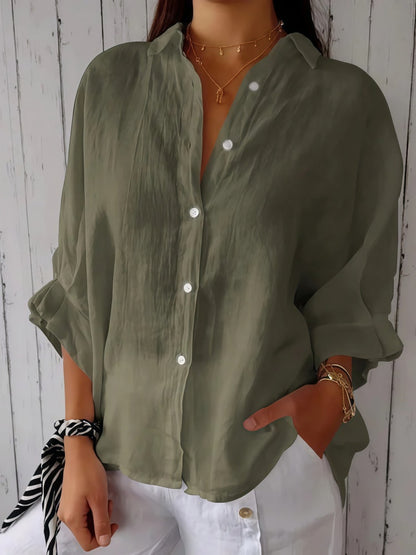 Sylvie | Linen Blend Shirt photo 2