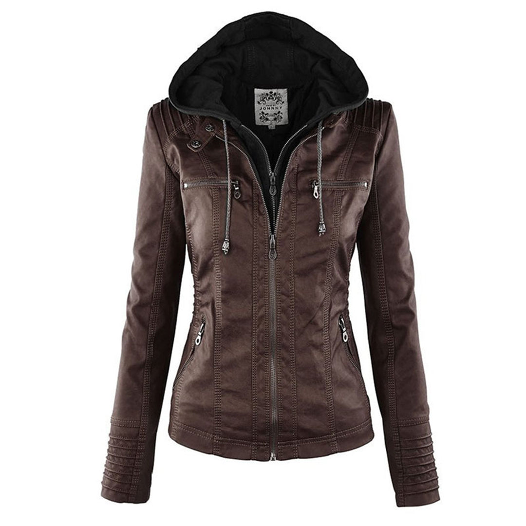 Callista | Hooded Moto Jacket photo 3