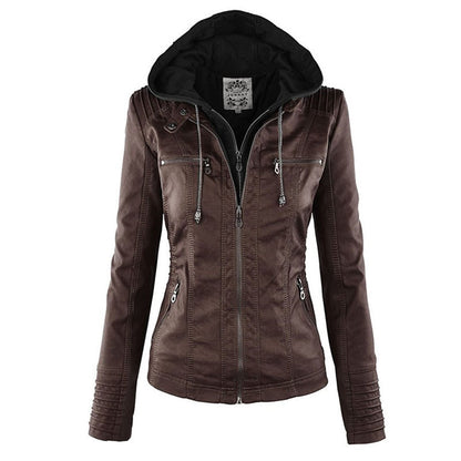 Callista | Hooded Moto Jacket photo 3