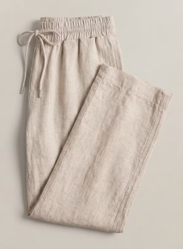 Wide Leg Linen Pants