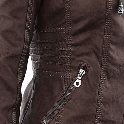 Callista | Hooded Moto Jacket photo 10