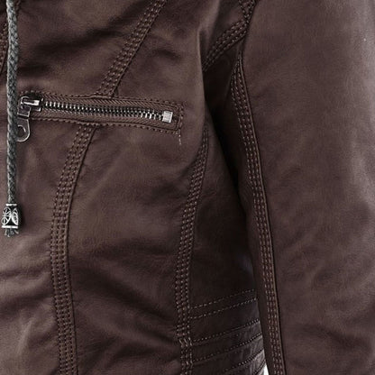 Callista | Hooded Moto Jacket photo 11