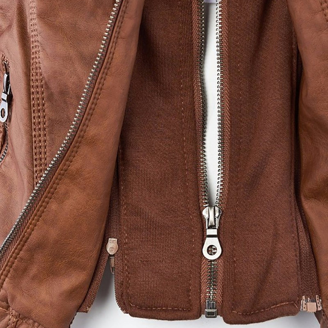 Callista | Hooded Moto Jacket photo 7