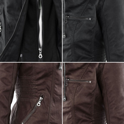 Callista | Hooded Moto Jacket photo 13