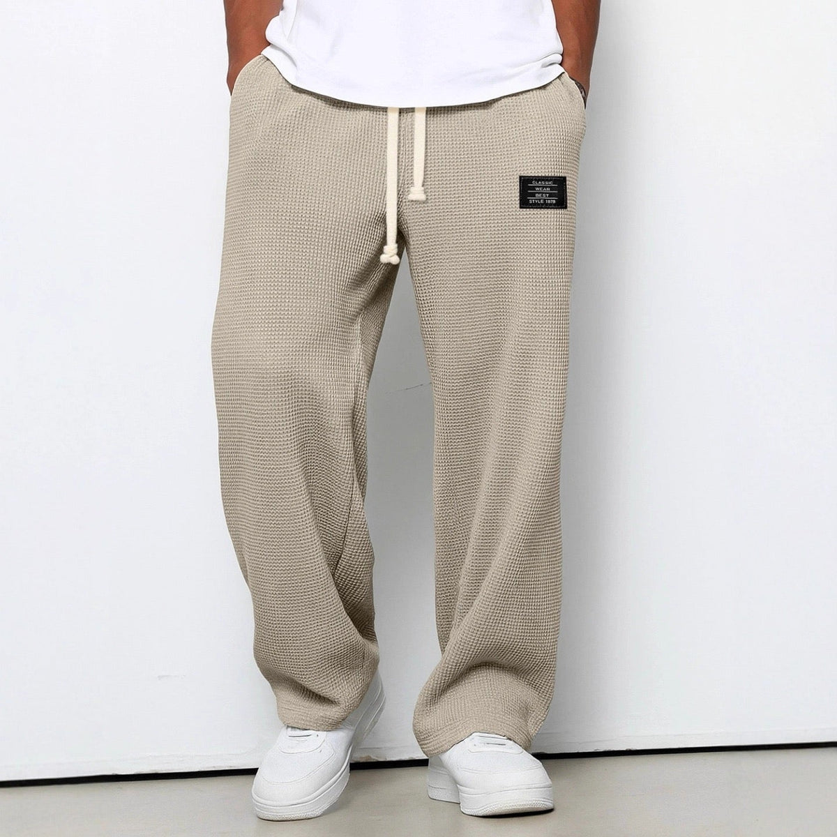 Dorian | Men's Wide Leg Drawstring Pants photo 4