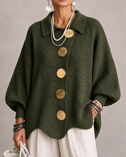 Elsie | Oversized Button Knit Cardigan photo 10