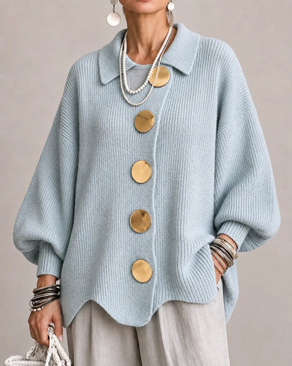 Elsie | Oversized Button Knit Cardigan photo 6