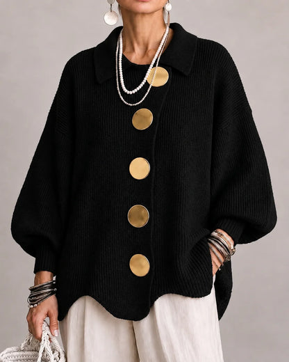 Elsie | Oversized Button Knit Cardigan photo 12