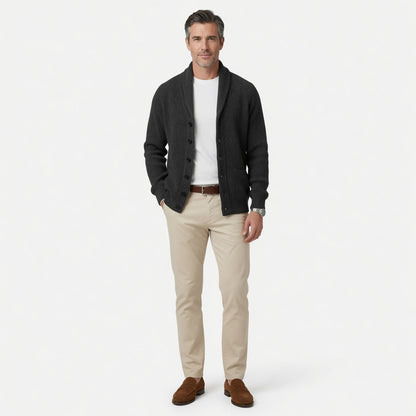 Jerald | Lapel Collar Cardigan photo 14