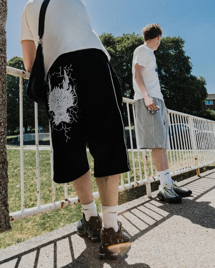 Men's Shorts with Contrast Design