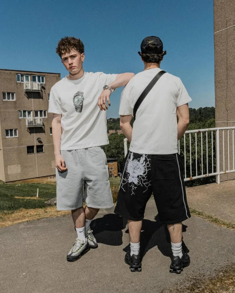 Men's Shorts with Contrast Design